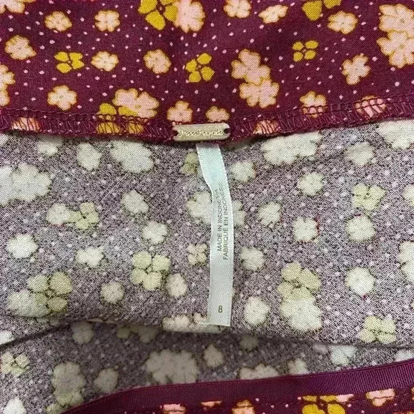 Free People IRL Floral Skirt Size 8 NWOT - Picture 4 of 6